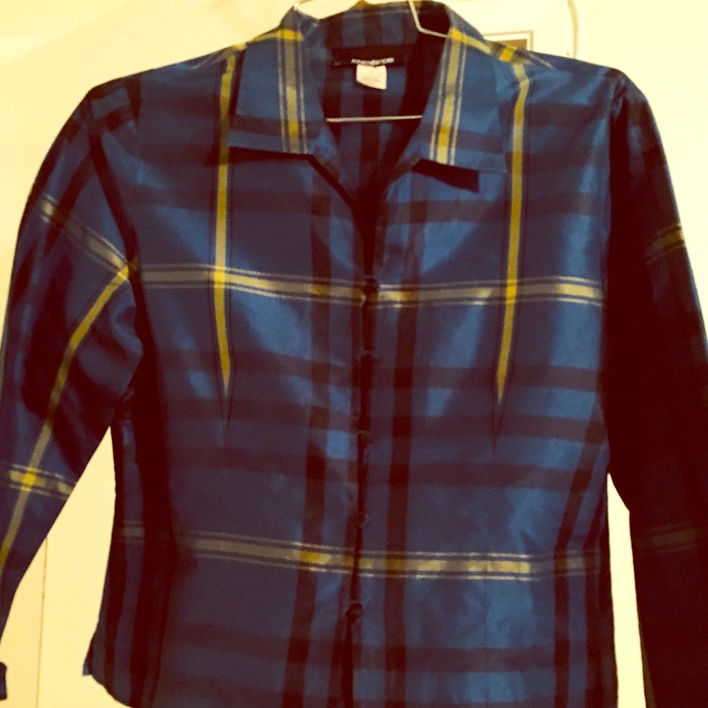 Silk long sleeve blouse